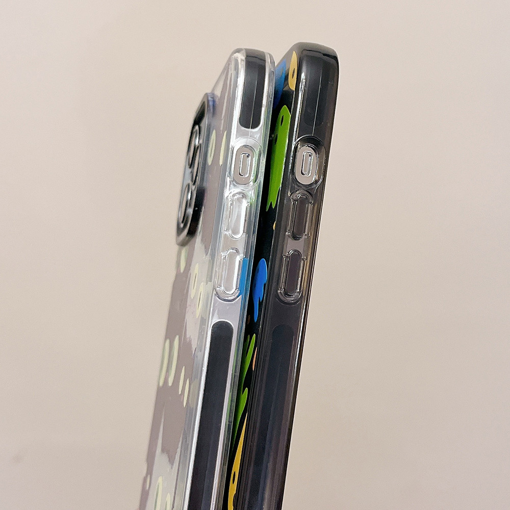 แมวน่ารัก Anti fall Soft เคสโทรศัพท์สําหรับ iPhone 16 Pro Max 16 Pro 15ProMAX 16 15 14 13 12 11 Pro Max XR IX กรณีคลุมทั้งหมดปลอกกันกระแทกป้องกันปกอ่อน