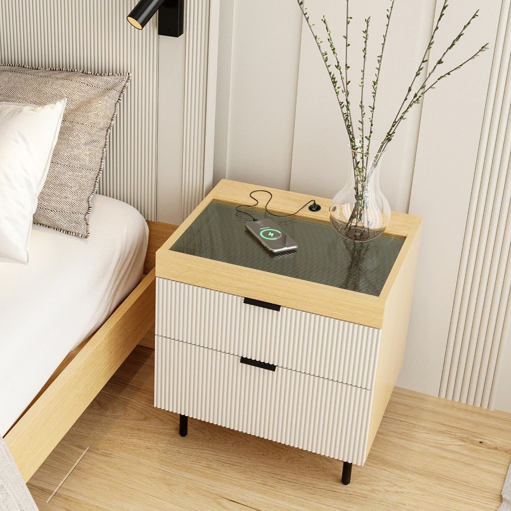 SB Design Square ตู้ข้างเตียง ขนาด 50 ซม. รุ่น Whiz ( W50xD42xH53.6 ซม) แบรนด์ SB FURNITURE
