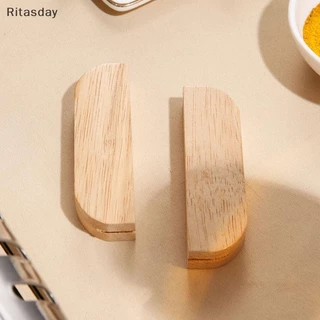 Ritasday 2 ชิ้นไม้กระทะฉนวนจับ Anti Scalding แบบพกพา BBQ แผ่นสําหรับเครื่องครัวซอส Pan Sauteing กระทะย่างใหม่