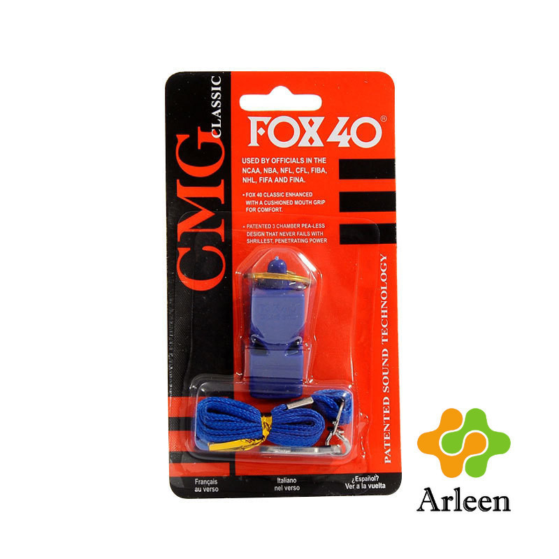 Arleen นกหวีด FOX 40 สำหรับกีฬาาฟุตบอล บาสเกตบอล สำหรับโค้ช กรรมการ และการเดินป่า และเหตุฉุกเฉิน มีเชือกคอ - รูปที่ 6
