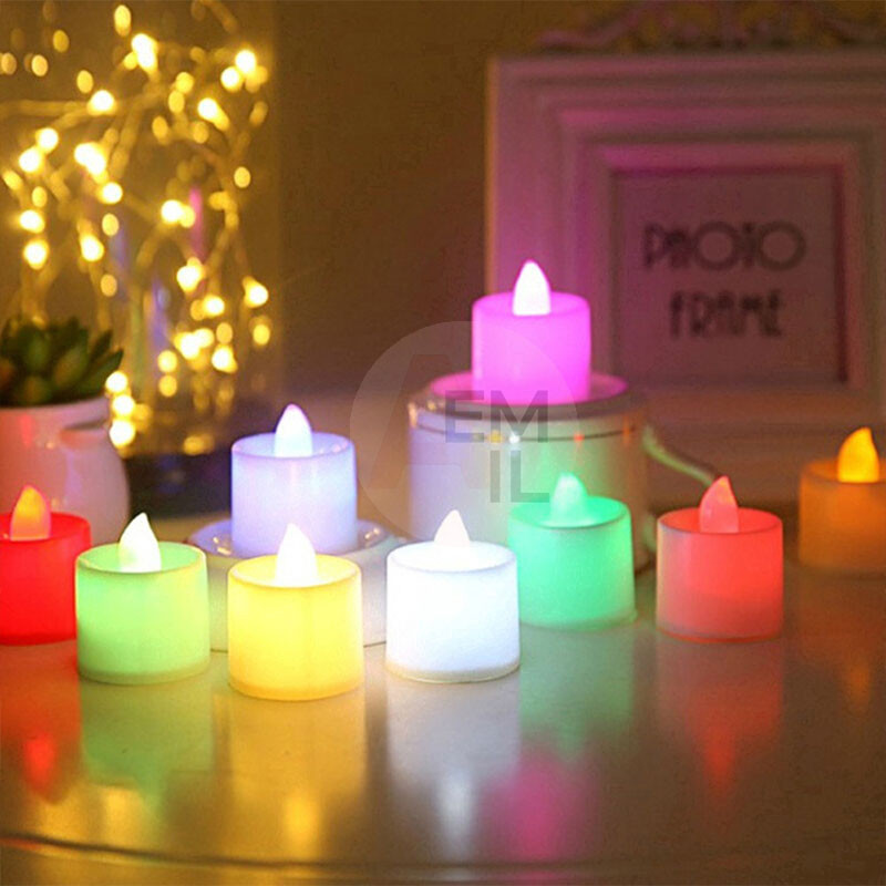 โคมไฟ LED รูปเทียน เทียนไฟฟ้า ไฟแต่งห้อง ไฟตกแต่ง สำหรับตกแต่งบ้าน สไตล์โรแมนติก