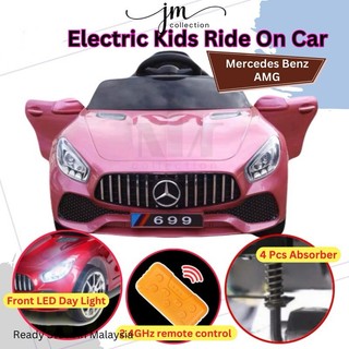Ready Stock !!! 6V Electric Sport Car Kid's Ride On Mercedes Benz AMG Rechargeable Battery with 2.4GHz Remove Control