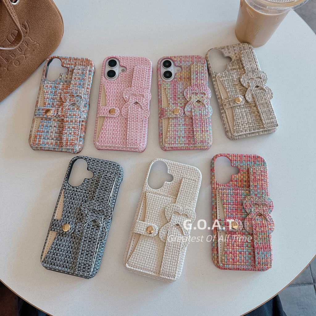 G.O.A.T ปลอกป้ายหนังกํามะหยี่ที่ทันสมัยและเรียบง่ายเข้ากันได้สําหรับ iPhone 17 pro max 16 11 15 14 13 12 Pro Max iPhone 14 15 16 plus เคสป้องกันป้องกันการตกฝาหลังกรณี