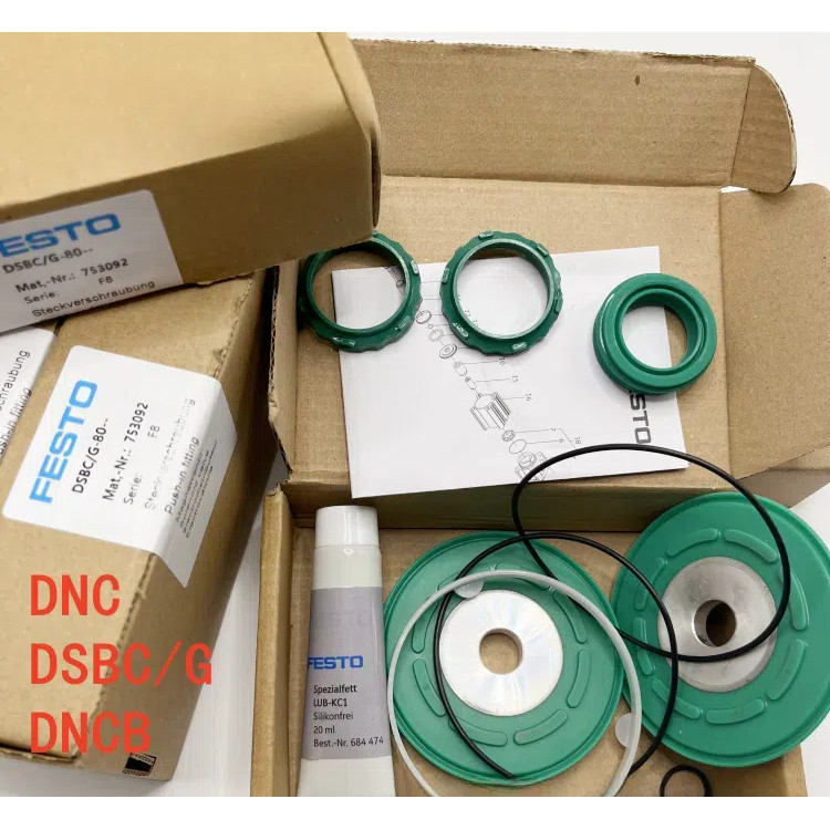 Festo ชุดซ่อมซีลกระบอก DNC/DSBC/G-32-40-50-63-80-100-125-PPV-A