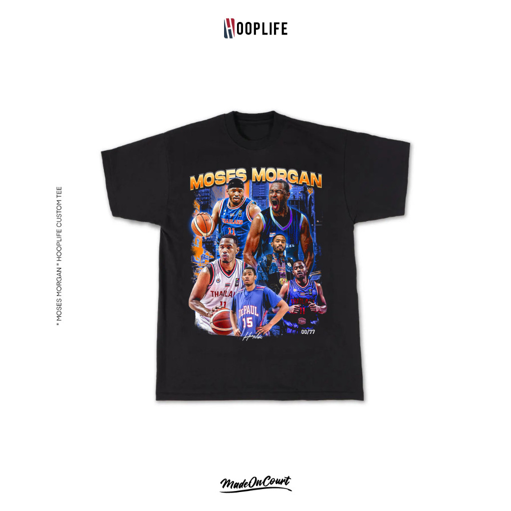 HOOPLIFE X MOSES MORGAN Vintage Oversize 77 Tee [Limited Edition] tee