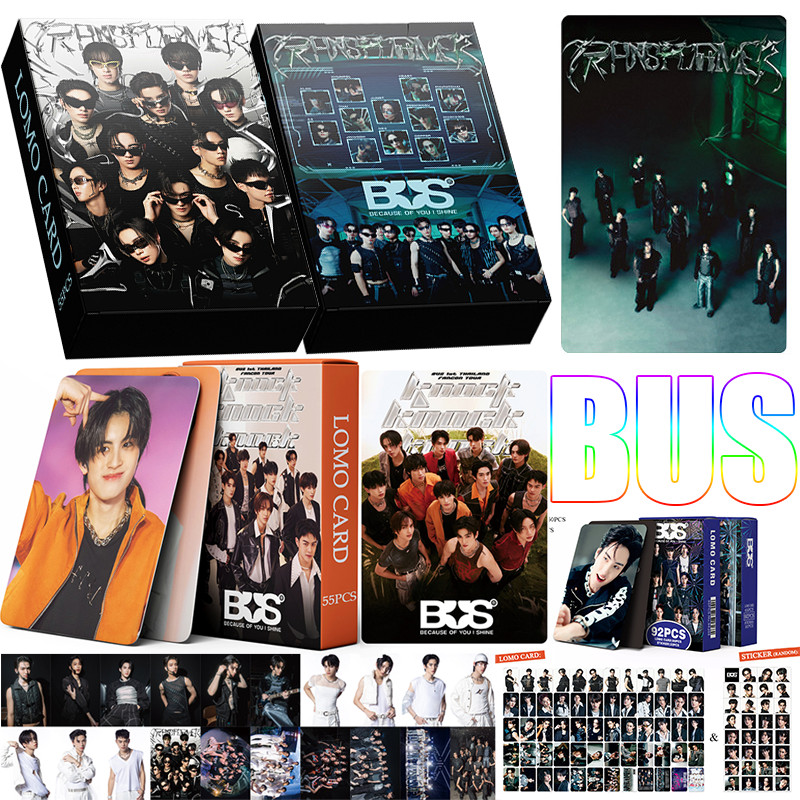 55 ชิ้น BUS Photocard เพราะคุณ I Shine TRANSFORMER KNOCK KNOCK KNOCK LOMO การ์ด BUS อัลบั้ม Lomocards Idol ของสะสมของขวัญ