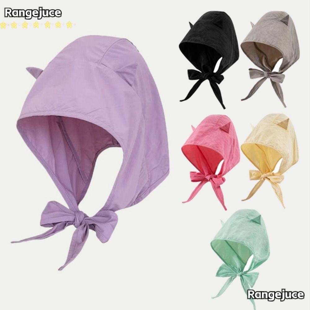 Rangejuce Pullover หมวก, Little Devil สีทึบ Headscarf หมวก, แฟชั่นโพลีเอสเตอร์ตลก Quick-drying Sun P