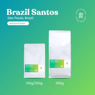 เมล็ดกาแฟ Brazil Santos Natural process เมล็ดกาแฟคั่วอาราบิก้า Cherdchai Coffee Roasters