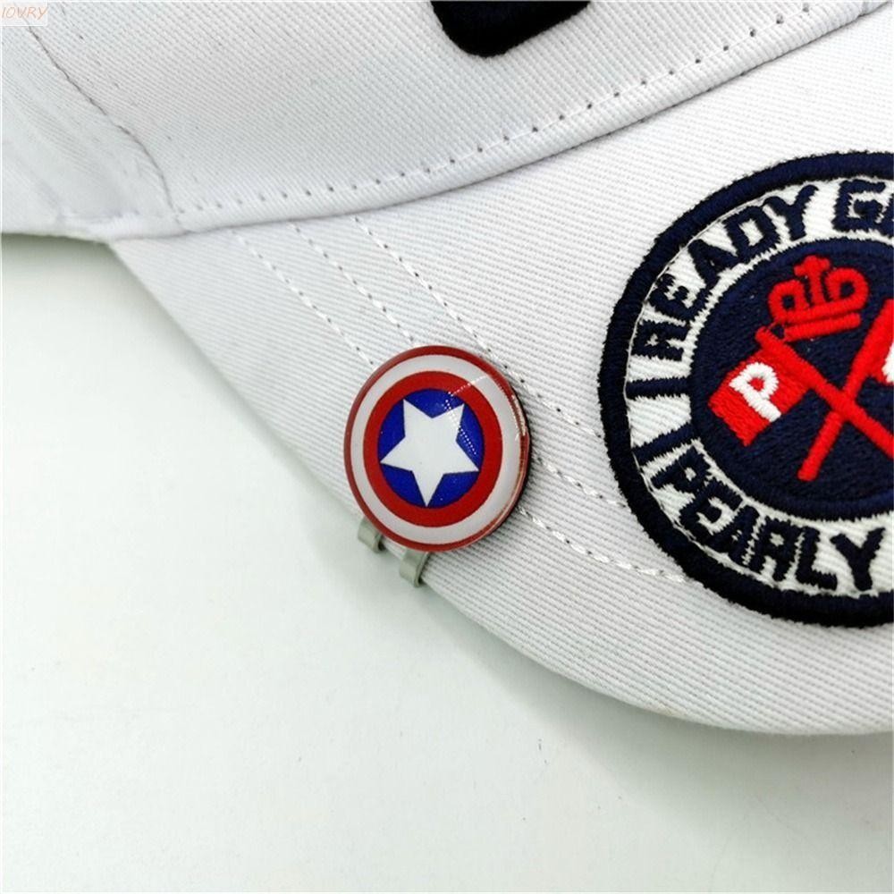Ivory Golf Ball Marker Golfer Gift Metal Marvel Ball Marker Ball Marker Holder Golf Marker Golf Hat 