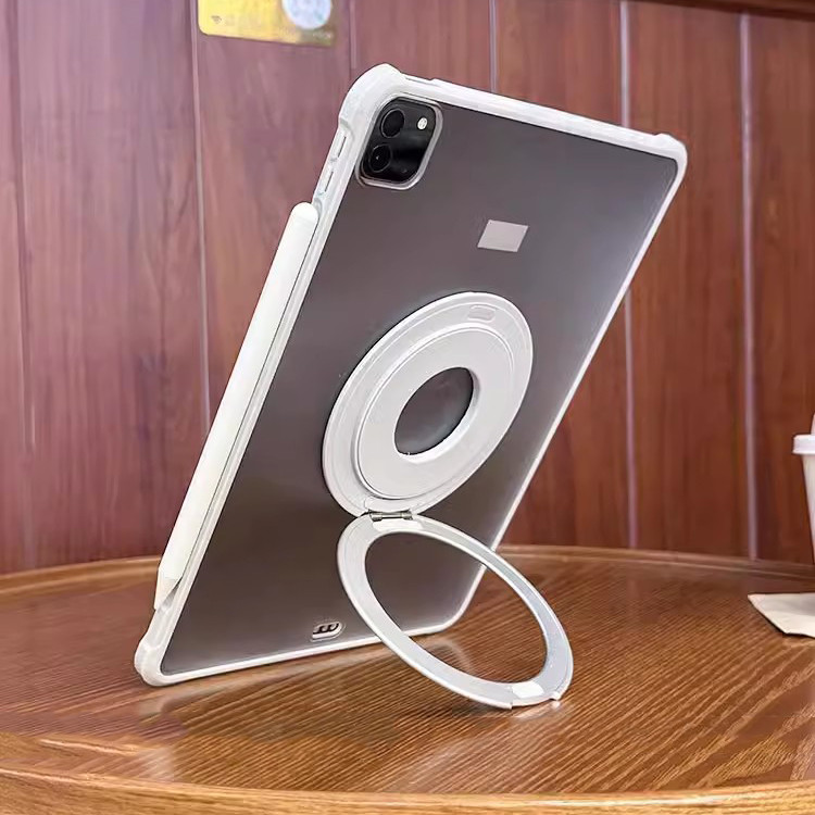 Frosted สําหรับ Samsung Galaxy Tab S10 FE 10.9 นิ้ว 2025 SM-X520 X526B A9 + 11 S8 S7 S10Plus S9FE + S8 Plus S7FE 12.4 แหวนแม่เหล็ก 360 หมุนอะคริลิคปกแข็ง - รูปที่ 6