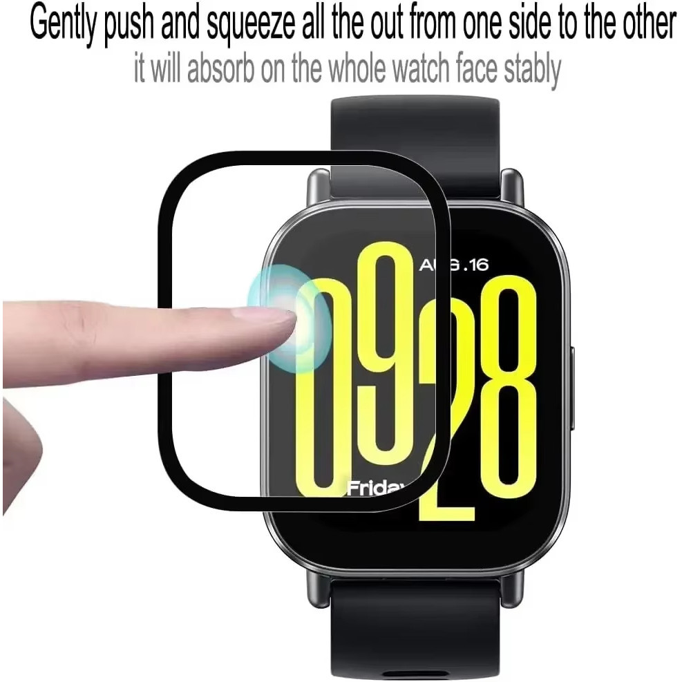 ฟิล์มกระจกนิรภัย for Redmi Watch 5 Active อุปกรณ์ฟิล์มป้องกันหน้าจอ for Smartwatch Xiaomi Redmi Watch 5 Lite - รูปที่ 3