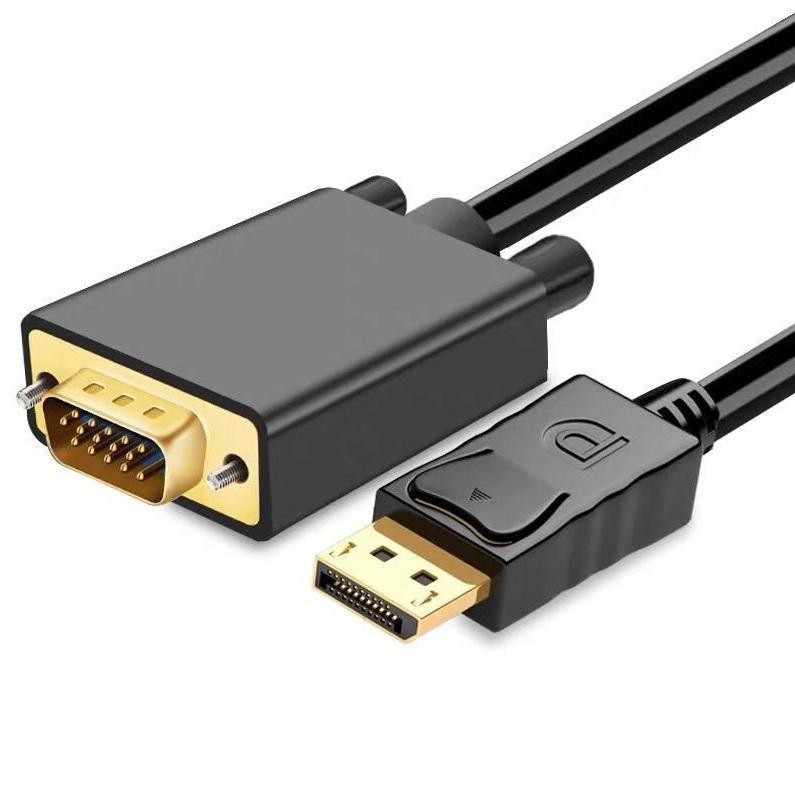 NAVA IT สาย DISPLAY PORT TO VGA สีดำ ยาว 1.8 เมตร 1080P รับประกัน 1 ปี