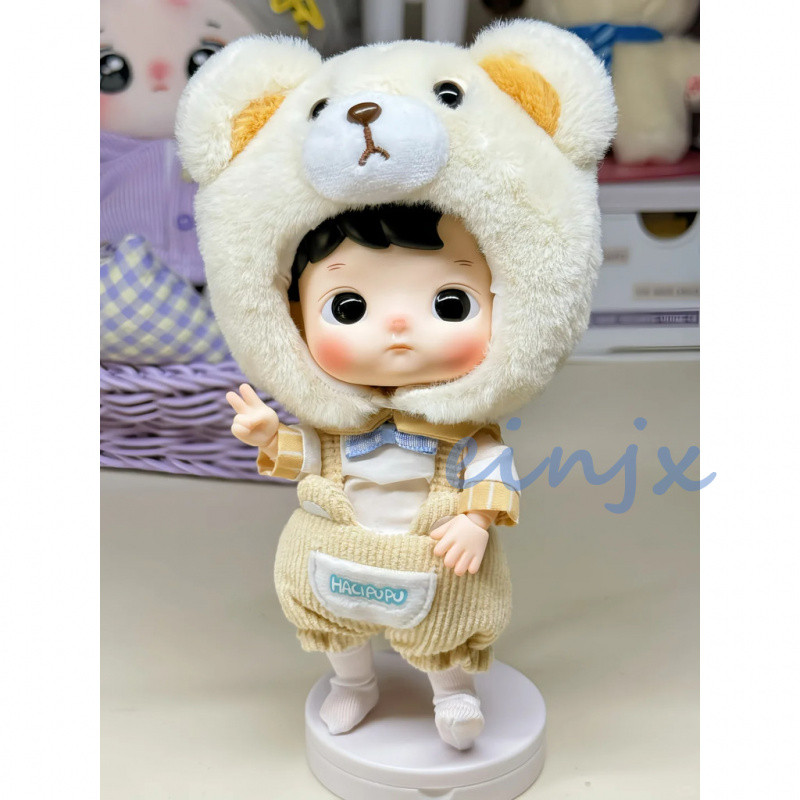 【พร้อมส่ง】 hacipupu bjd captain bear action figure hacipupu bjd 13cm doll
