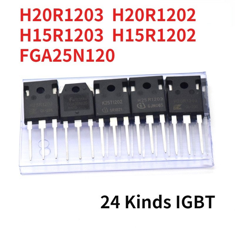 1 ชิ้น Original MOS H20R1203 H15R1203 H20R1202 H15R1202 FGA25N120 IGBT สําหรับเตาแม่เหล็กไฟฟ้าเตาอบส