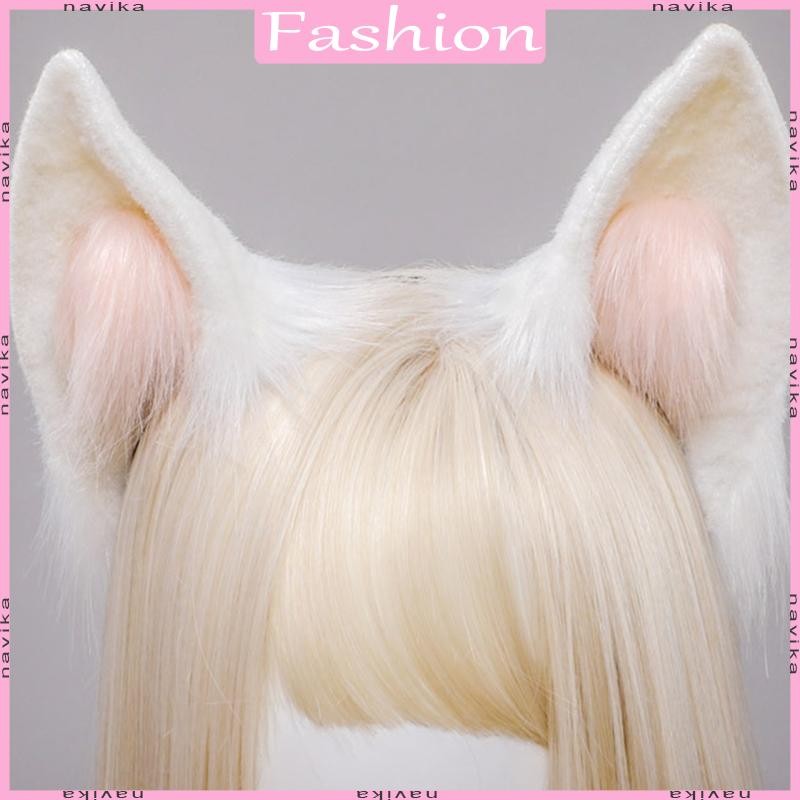 Nav แฟชั่น Lolita ที่คาดผมสัตว์น่ารักหูผม Hoop คอสเพลย์ Night Hairbands