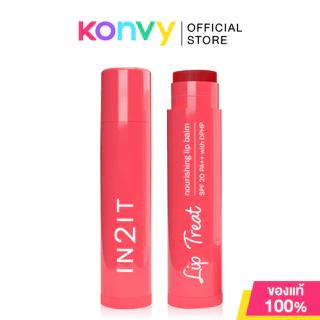 In2It Lip Treat Nourishing Lip Balm SPF20 PA++ With Dphp 4.5g อินทูอิท ลิปบาล์มบำรุงริมฝีปาก.