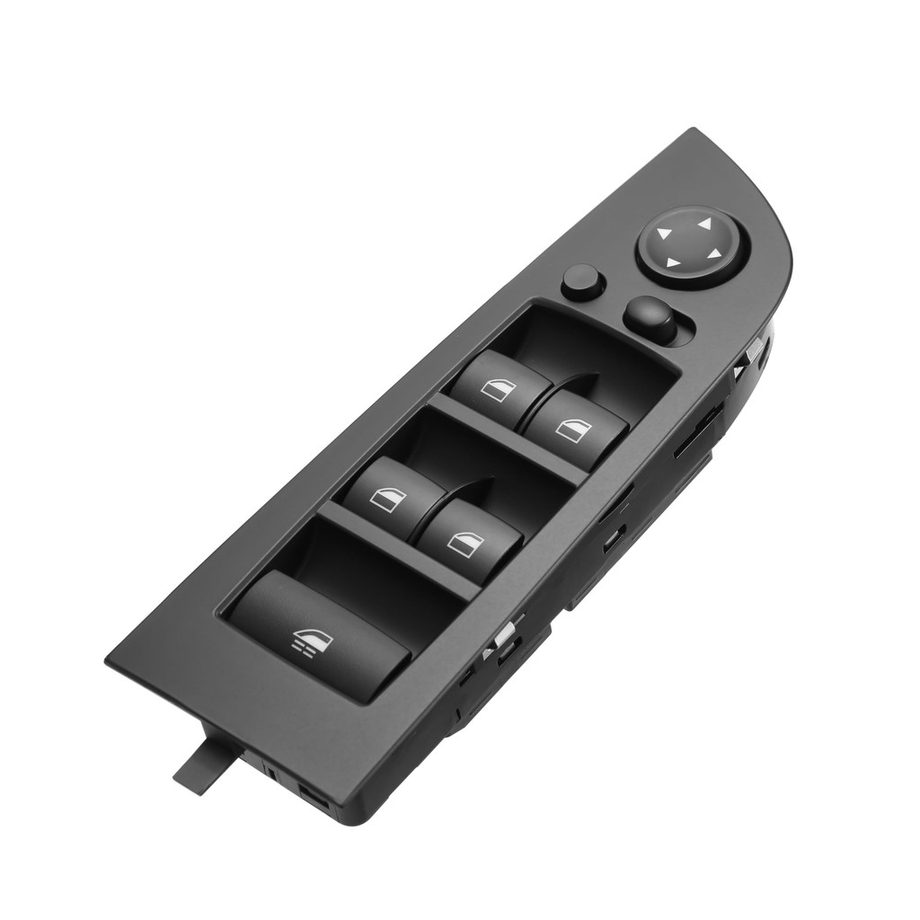 BINB ROAD Driver ปุ่มสวิตช์หลักหน้าต่างพร้อมแผงสีดํา 61319217365 เข้ากันได้กับ BMW 318i 320d 320i 32