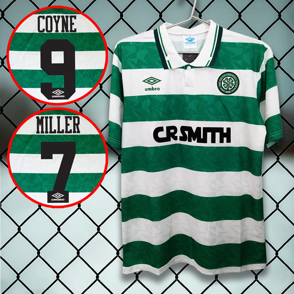 เสื้อฟุตบอลย้อนยุค Celtic, เสื้อ Celtic home, 1989-91, ขนาดเอเชีย S-2XL