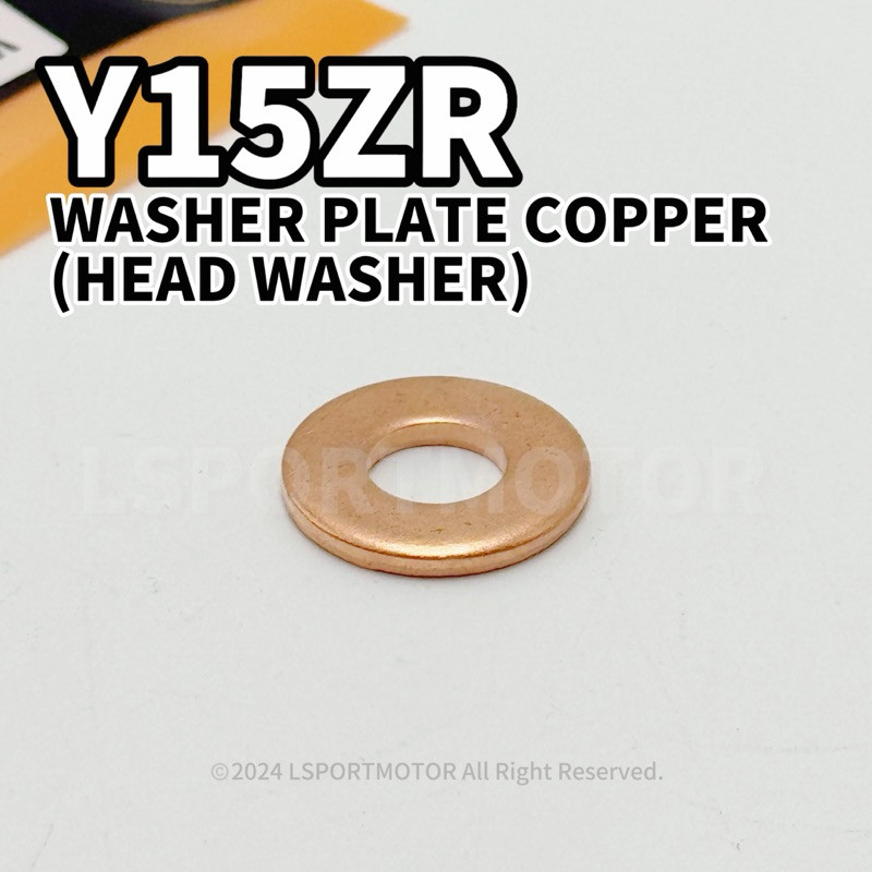 YAMAHA Y15ZR WASHER, PLATE-COPPER (HEAD WASHER) 90201-08859 Y 15ZR Y 15ZR