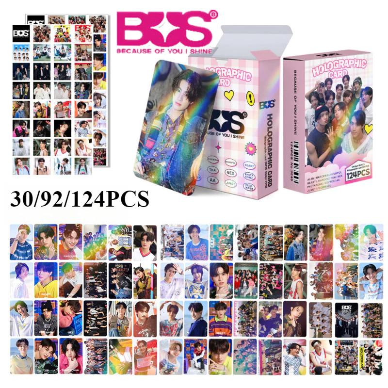 420 บัตร Because You I Sparkle Bus Band 2024 LOMO Team Card ใหม่เปิดตัวรถบัส Because You I Sparkle Photo Card Lomo Card