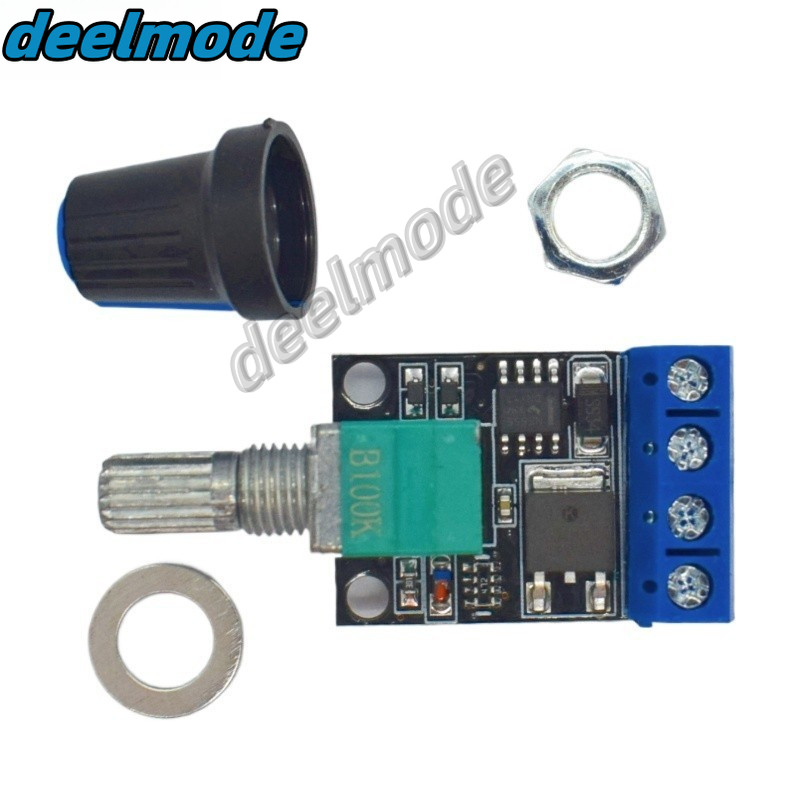 เครื่องควบคุมความเร็วมอเตอร์ 5V 12V 10A 5V-16V DC PWM DC LED
