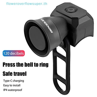 FSTH จักรยานไฟฟ้า USB ชาร์จแตรจักรยานเสือภูเขาคําเตือนความปลอดภัยแหวนกันน้ําขี่จักรยานอุปกรณ์เสริม HH