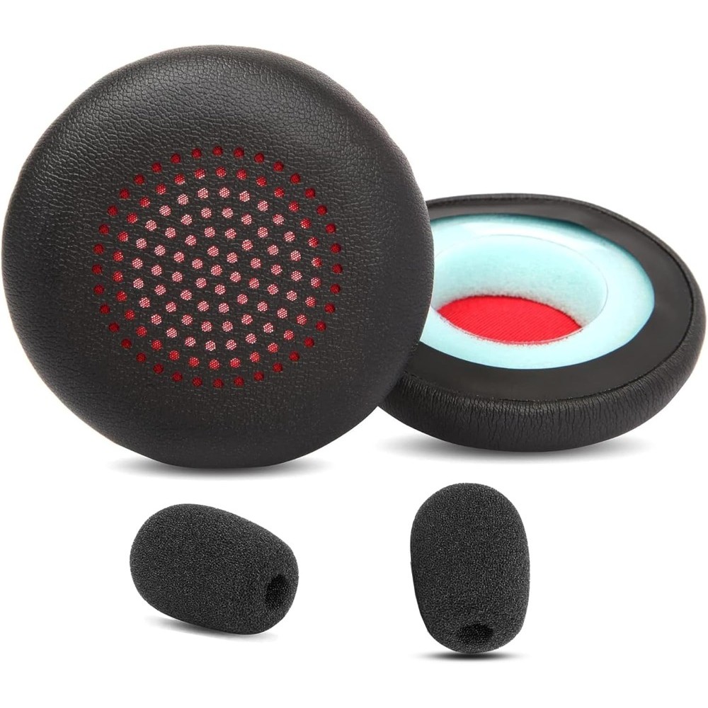 แผ่นรองหูฟังสําหรับ Poly Voyager 4310 UC/Voyager 4320 UC/Voyager Focus UC/Voyager Focus 2 UC USB-A ช