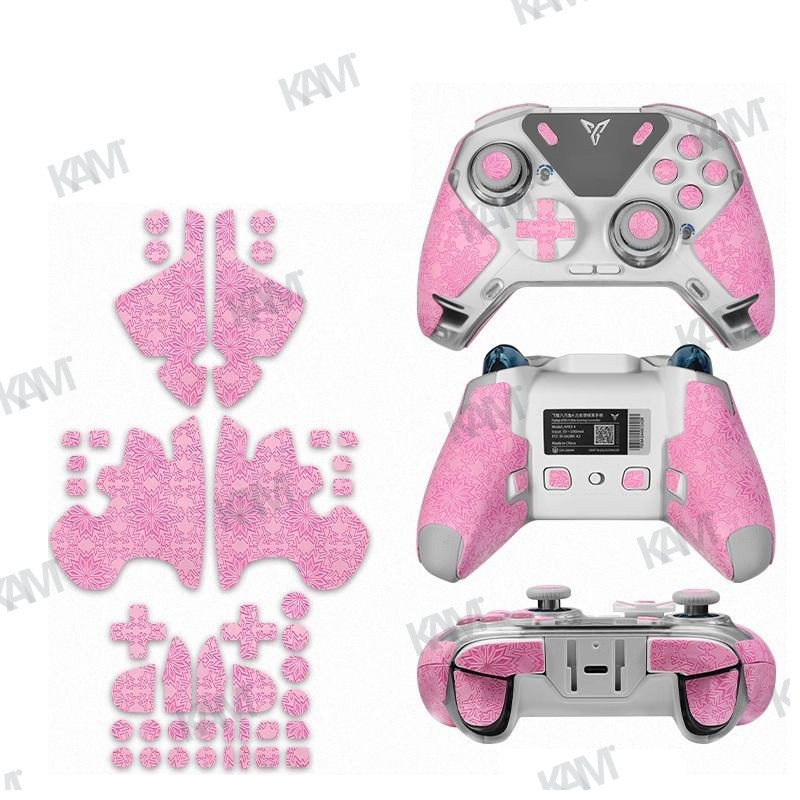 [Kam] เหมาะสำหรับสติกเกอร์กันเหงื่อสำหรับคอนโทรลเลอร์เกม FLYDIGI Apex 3/4 สติกเกอร์กันลื่น สติกเกอร์ปุ่มจับ สติกเกอร์กันลื่น Kuromi ฟิล์มป้องกันการจับด้านข้างแบบการ์ตูนดูดซับเหงื่อ