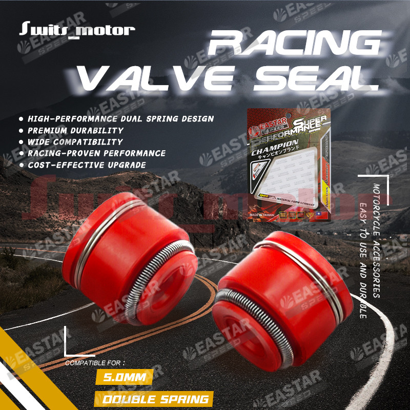 ซีลวาล์ว DOUBLE SPRING (SNIPER135/150/155)(XRM/WAVE/RS 125/110/TMX125/155/XR 125/150)(RAIDER150)(MIO