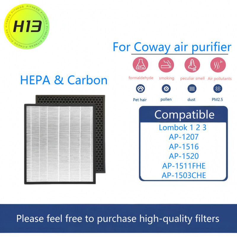 Coway air purifier Lombok 1,2,3 AP-1511FHE, AP-1503CHE AP-1503CH AP1511FHE HEPA and Carbon