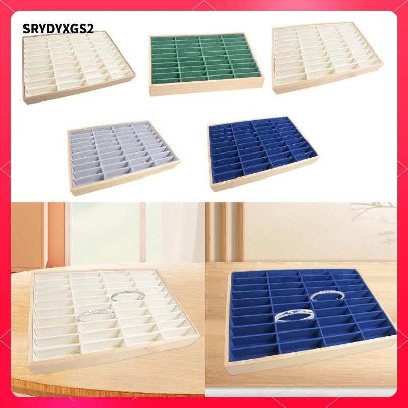 [Srydyxgs2] ถาดแสดงเครื่องประดับที่วางสร้อยข้อมือถาดเก็บสําหรับร้านค้าถ่ายทอดสด