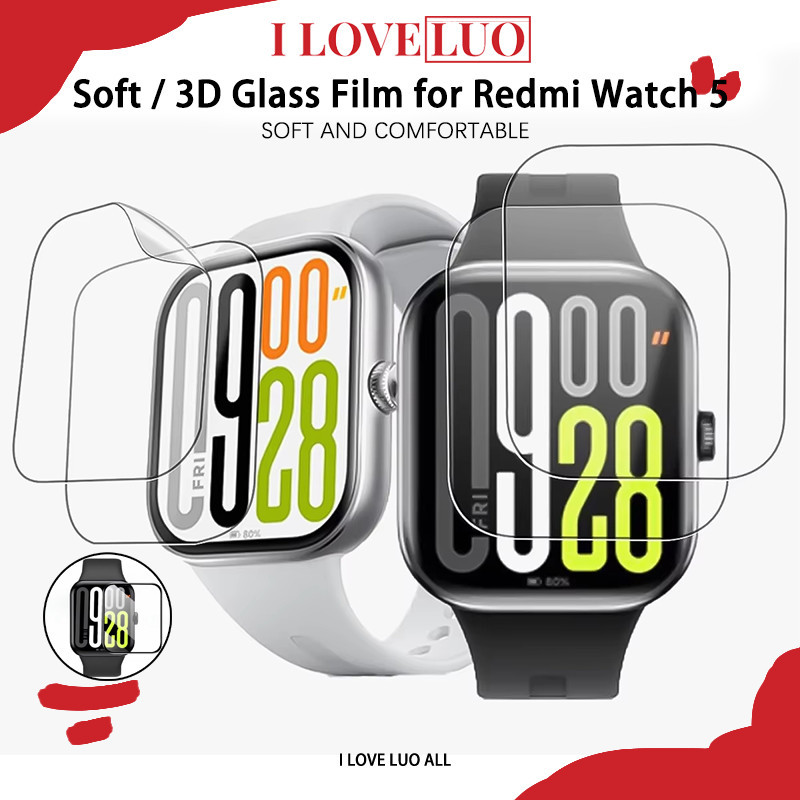 ฟิล์มกระจกนิรภัย / 3D for Redmi Watch 5 ฝาครอบป้องกันหน้าจออุปกรณ์เสริมนาฬิกาสมาร์ท for Redmi Watch 5 – โปรปัง