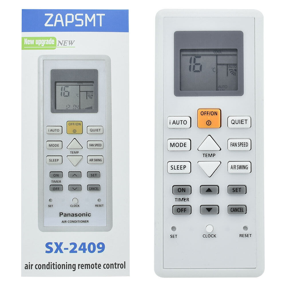 ใหม่ SX-2409 สําหรับรีโมทคอนโทรลเครื่องปรับอากาศ Panasonic A75C3740 A75C3300