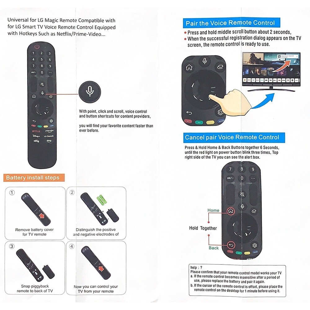 ใหม่เปลี่ยน MR23GA AKB76043102 สําหรับ LG TV Voice Magic รีโมทคอนโทรล OLED65C3PSA ราคา ถูกที่สุด ดีลบีเคเค แกลเลอรีภาพที่ 2