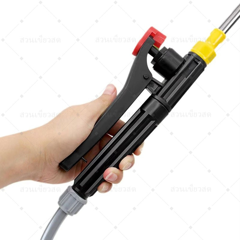 มือบีบ ด้ามพ่นยา ด้ามแดง มือบีบ พ่นยา สำหรับถังพ่นยาสะพายหลัง เกลียวเล็ก 18มม. - รูปที่ 5