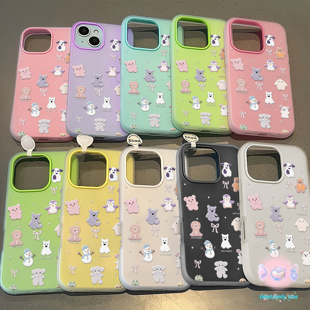 จัดส่งในพื้นที่ เคสโทรศัพท์มือถือเยลลี่ ชัดเจน สวย For IPhone16 15 14 13 12 11 6 7 8 plus Pro Promax X XR XSMAX TSGDK30