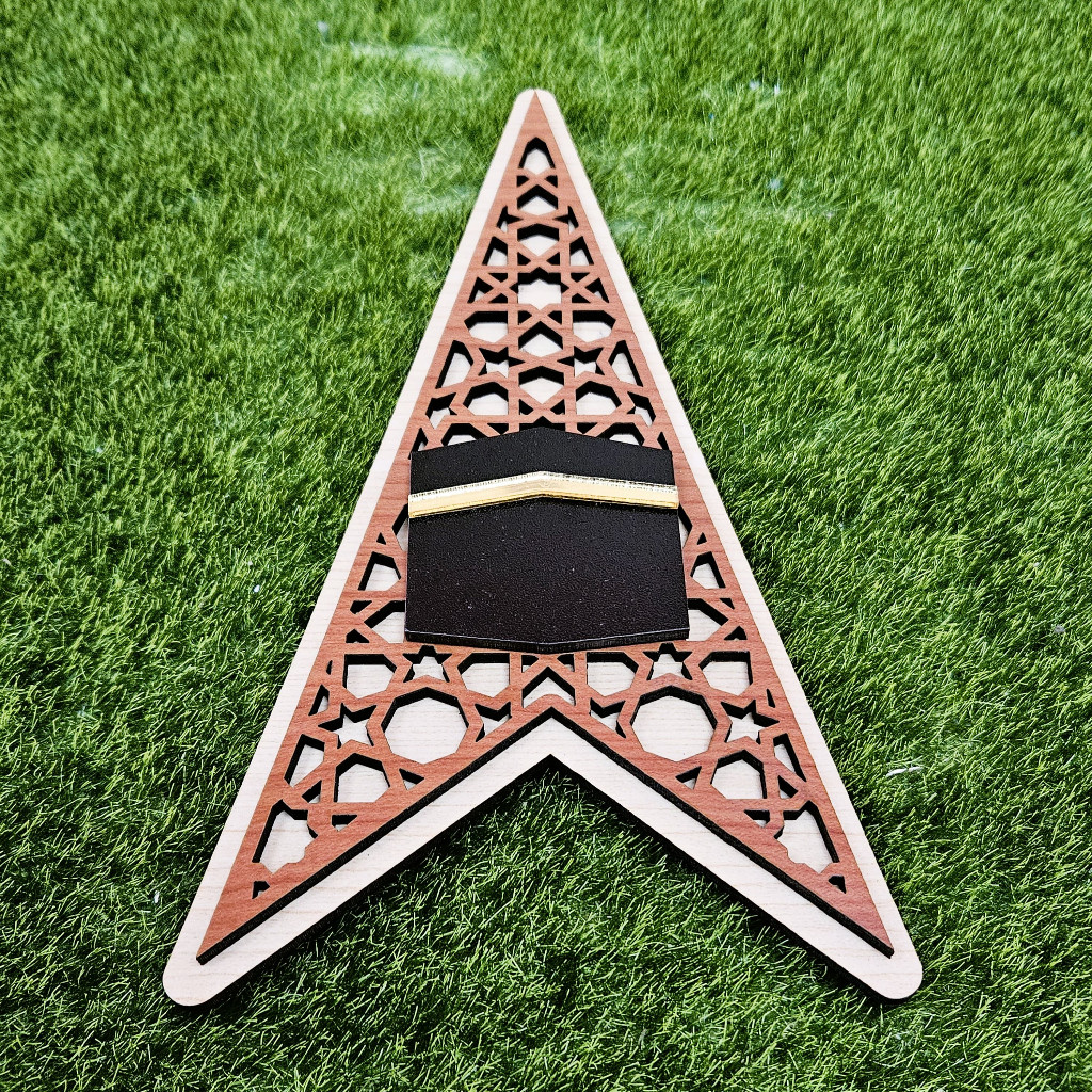 PENANDA ARAH KIBLAT ป้าย KIBLAT ป้ายในร่ม บ้านตกแต่ง