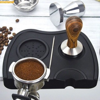 ยางรองแทมเปอร์ Coffee Tamper Mat แบบเข้ามุมโต๊ะ มีช่องวางแทม…