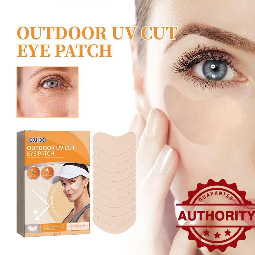 แผ่นปิดตาให้ความชุ่มชื้นสําหรับกิจกรรมกลางแจ้ง Eye Sun Protection Care Fades Freckles N0n5