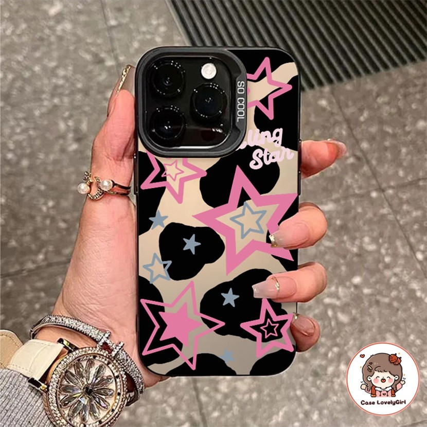 🔥ส่งจากไทย🔥Ins ดาวจุด เคส IPhone 16 11 15 14 13 Pro Max XR 13 12 Pro 7 8Plus SE X Xs Max Hard Case