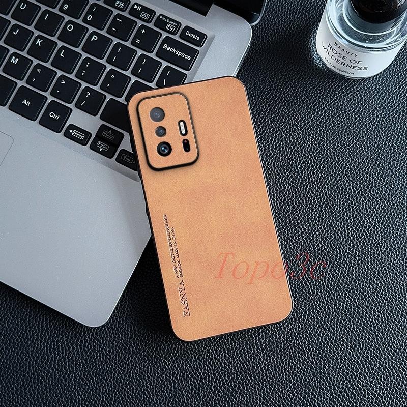 เคส xiaomi 11T Pro / xiaomi 11T เคสโทรศัพท์หนังธุรกิจสีทึบ YBP - รูปที่ 4