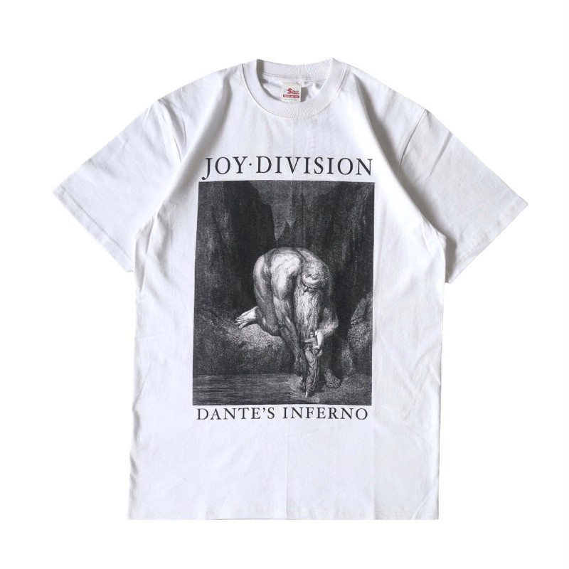 Joy Division - เสื้อยืด Dante Inferno - สีขาว | ผ้ารัด