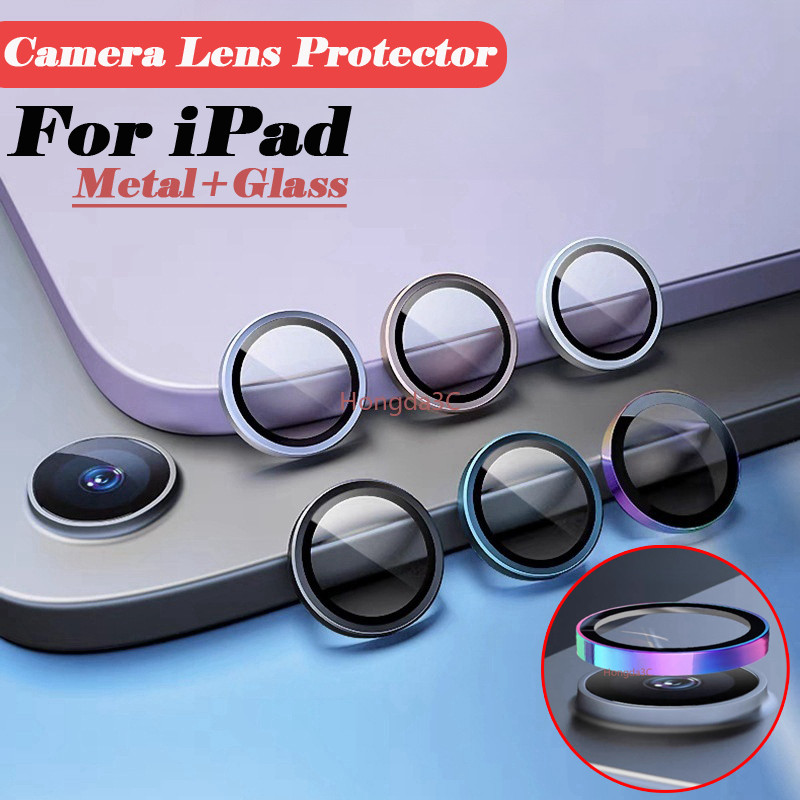 สําหรับ iPad Air 11 13 A16 2025 2024 mini 7 ตัวป้องกันเลนส์กล้องโลหะแหวนกล้องสําหรับ iPad 10 10.9" Air 4 5 Air3 Air5 mini 6 กล้องกระจกนิรภัยป้องกัน