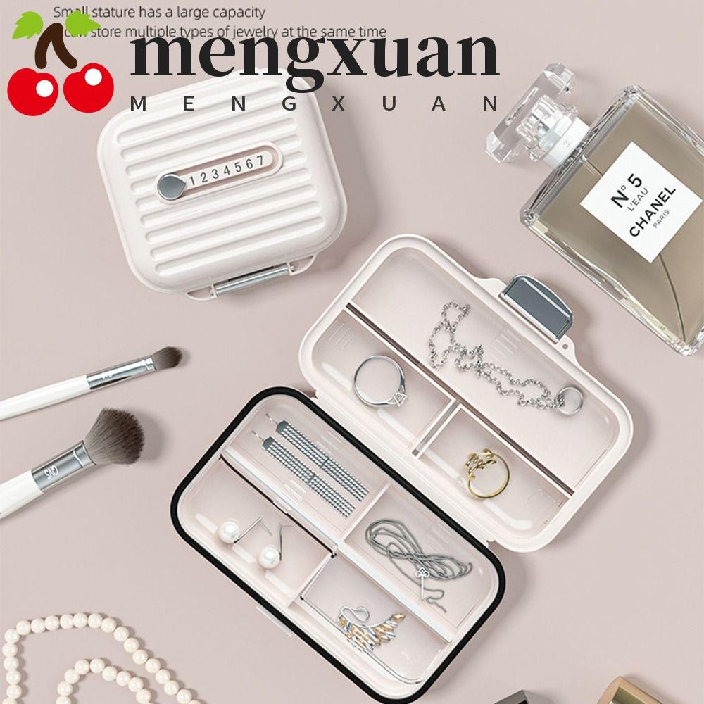 Mengxuan Travel Pill Organizer, แบบพกพา 7 ช่องกล่องยารายสัปดาห์,กรณียาพร้อมฝาปิด Airtight ขนาดเล็กและขนาดใหญ่เครื่องจ่ายยา
