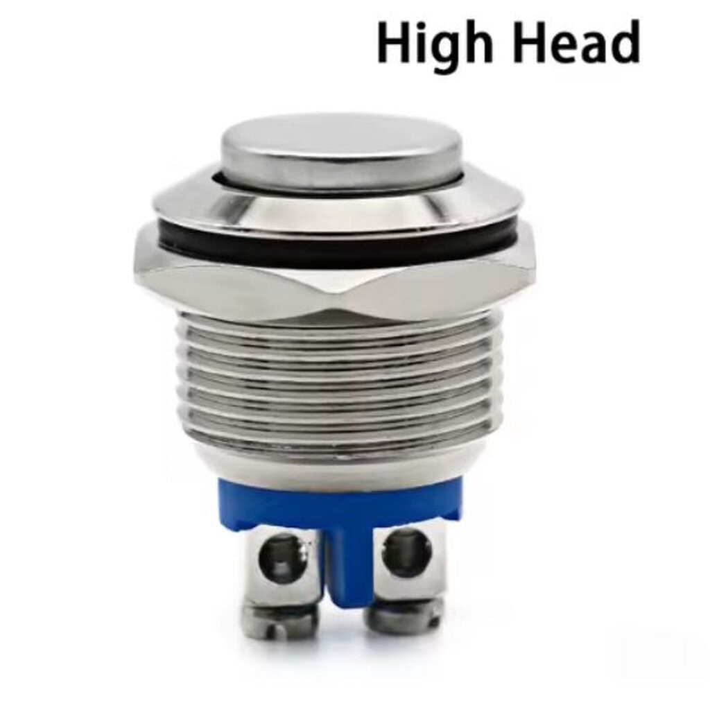 Switch IP67 Waterproof สวิทช์กันน้ำ สวิตช์กดติดปล่อยดับ 16MM สวิตช์สแตนเลส แบบขันสกูร