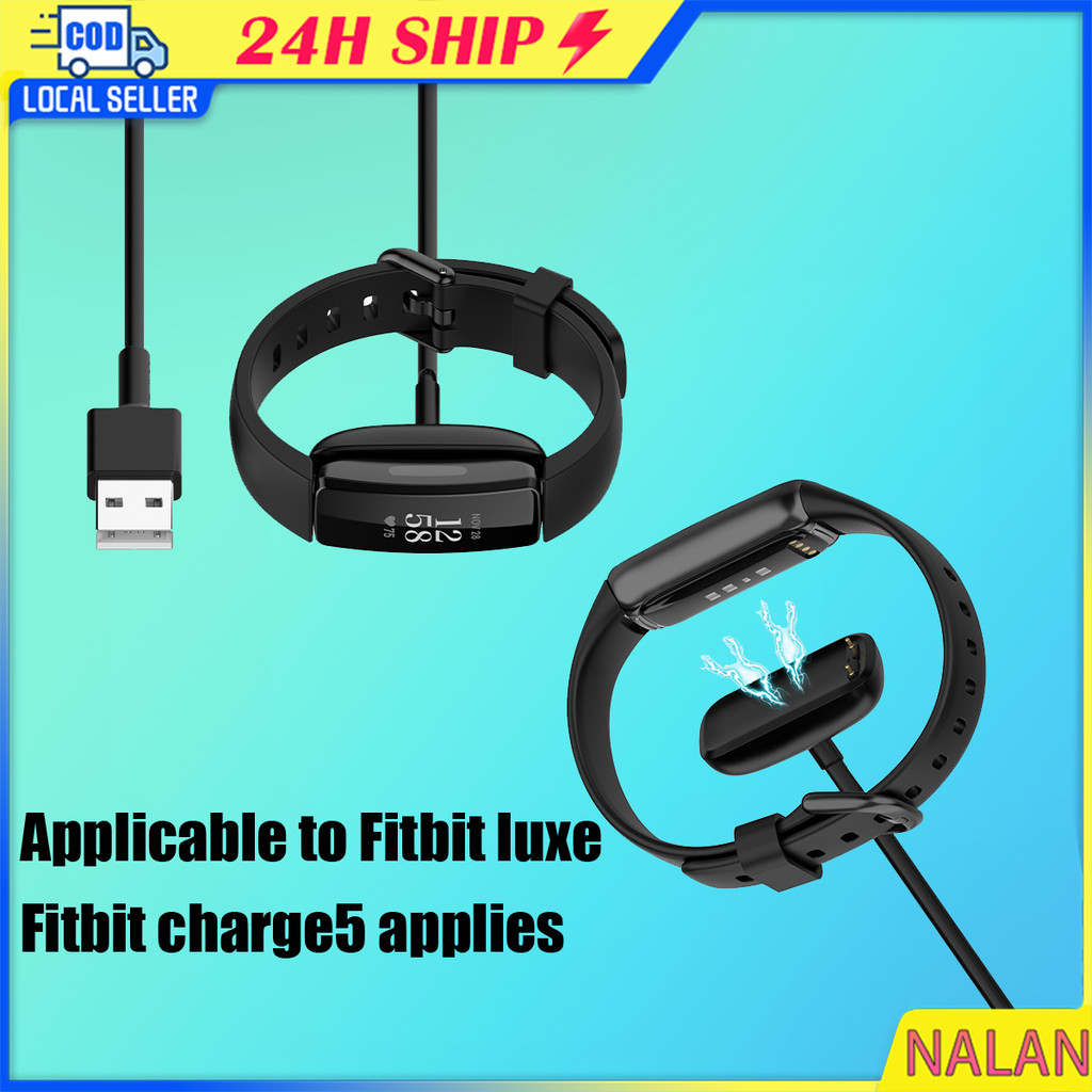 สินค้ามีคุณภาพ สายชาร์จ fitbit inspire 2 inspire3 และaec3 ยาว1เมตร ที่ชาร์จนาฬิกา  USB Charger Cable ราคา ถูกที่สุด ดีลบีเคเค