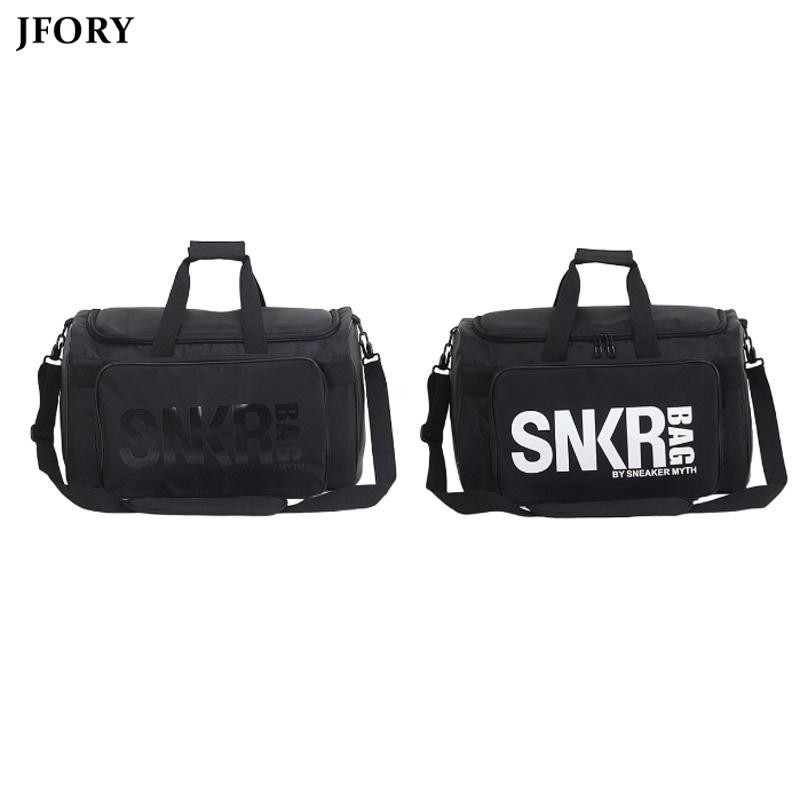 【Jfory 】Travel Duffle Bag กระเป๋า Weekender น้ําหนักเบาสําหรับผู้ชาย Satchel Sports Gym Bag