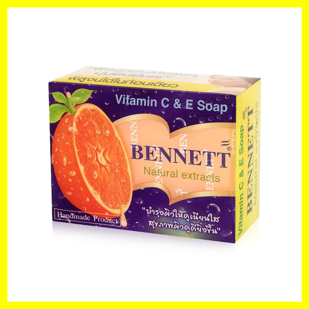 Bennett Natural Extracts Vitamin C E Soap 130g เบนเนท สบู่วิตามินซี แอนด์ อี. - 2