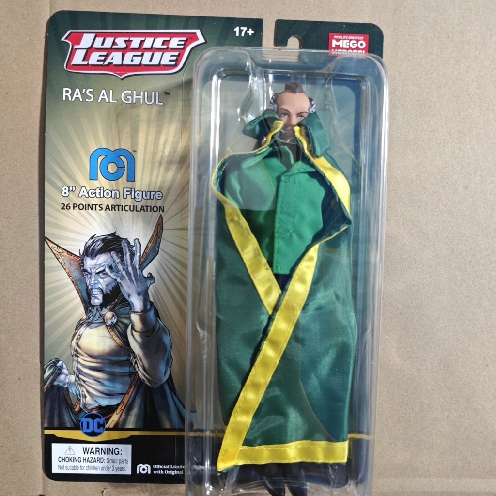Mego Planet Apes Hanger Card Commemorative Edition 8นิ้วเคลื่อนย้ายได้โมเดลตุ๊กตาแบทแมนพ่อตา
