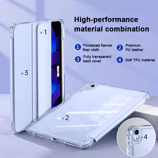 เคสไอแพด gen11 10 pro10.5 pro12.9 13 pro11 mini6 7 gen56789 Air13 air1234567เคสสำหรับไอแพด ขอบใส มีที่ใส่ปากกาจัดส่งโดย